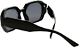 sluneční brýle černé hranaté SUNDANCE