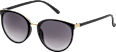 Sonnenbrille Damen schwarz mit goldenen Metalldetails SUNDANCE