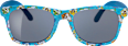 Sonnenbrille Junior blau mit bunten Fischen SUNDANCE
