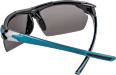 Sonnenbrille Junior petrol mit metallic Bügeln SUNDANCE
