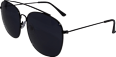 Sonnenbrille mit Metallrahmen schwarz SUNDANCE