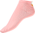 Sneakersocken mit Fersenmotiv Eis rosa Gr. 35-38 Fascino