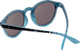 Sonnenbrille Kids schwarz graues Gestell, blau getönte Gläser SUNDANCE