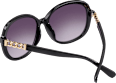 Sonnenbrille Damen schwarz mit Golddetails SUNDANCE