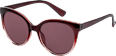 Sonnenbrille dunkelrot transparent SUNDANCE