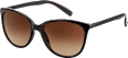 Sonnenbrille Erwachsene schwarz mit braun getönten Gläsern SUNDANCE