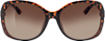 Sonnenbrille Damen braun glänzend SUNDANCE