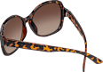 Sonnenbrille Damen braun glänzend SUNDANCE