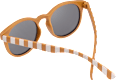 Sonnenbrille Junior orange mit weißen Streifen SUNDANCE