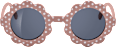 Sonnenbrille Junior rosa mit weißen Punkten SUNDANCE