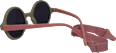 Sonnenbrille Junior creme mit rosa Punkten SUNDANCE
