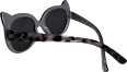 Sonnenbrille Junior silber mit Katzenohren SUNDANCE
