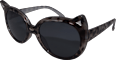 Sonnenbrille Junior silber mit Katzenohren SUNDANCE