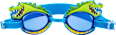 Schwimmbrille Kids blau grün mit Krokodil SUNDANCE
