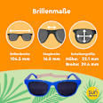 Sonnenbrille Kids dunkelblaues Gestell mit abnehmbaren Kopfband SUNDANCE