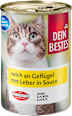 Hrană umedă pentru pisici adulte in sos cu aromă de ficat Dein Bestes
