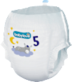 Noćne pelene gaćice, veličina 5 junior (13-20kg) babylove