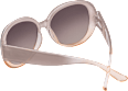 Sonnenbrille Erwachsene beige mit getönten Gläsern SUNDANCE