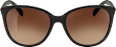Sonnenbrille Erwachsene schwarz mit braun getönten Gläsern SUNDANCE