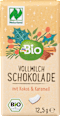 Vollmilch Schokolade mit Kokos & Karamell dmBio