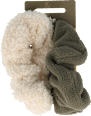 Scrunchie-Set beige und grün  s-he stylecollection