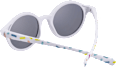 Detské slnečné okuliare - biele s farebným motívom SUNDANCE
