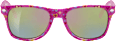 Detské slnečné okuliare - ružové s farebným motívom SUNDANCE