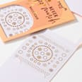 Nagelsticker Set never too much trend !t up