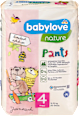 Гащички nature Maxi , размер 4, 9-15kg babylove nature