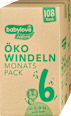 Ekologické plienky - veľ. 6 xl (15-20 kg) Monats Pack babylove nature