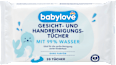 Salviette umidificate viso e mani 99% acqua babylove