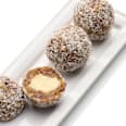 Fruchtkonfekt Bliss Balls Limette mit weißer Schokolade dmBio