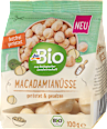Noci di macadamia Bio tostate e salate dmBio
