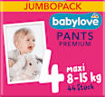 Premium pelene gaćice maxi vel. 4 (8–15 kg) babylove
