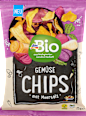Gemüsechips mit Meersalz dmBio
