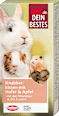Knabberkissen Nager und Zwergkaninchen mit Hafer und Apfel  Dein Bestes