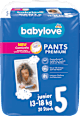 Pannolini premium a mutandina 5 junior (13-18 kg) babylove