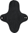 Waschbare Binde schwarz Normal nature Jessa