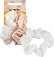 Scrunchies, rosa/weiß ebelin