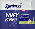 WHEY Protein. Prašek za pripravo beljakovinskega napitka z okusom pistacije in bele čokolade Sportness