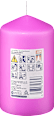 Stumpenkerze glatt 140/80 lila Profissimo