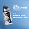 Antitranspirant Deo Roll-on Black & White Invisible Original NIVEA MEN