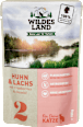 Katzenfutter Huhn & Lachs mit Cranberries und Distelöl Wildes Land