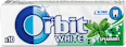 White Дъвки дражета Spearmint Orbit