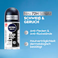 Antitranspirant Deo Roll-on Black & White Invisible Original NIVEA MEN