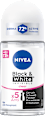 Antitranspirant Deo Roll-on Black & White Invisible clear NIVEA