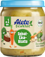 Menü Spinat-Käse-Risotto ab 1 Jahr Alete