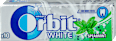 White žvakaće gume Spearmint Orbit
