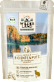 Nassfutter Katze, Bio Ente & Pute  Wildes Land