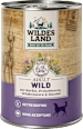 Nassfutter Hund Hundefutter Wild mit Wildkräutern & Distelöl Wildes Land